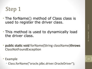 Class.forname Java chapter04 java notes for diploma second year | PPT
