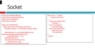 Comprehensive Guide to Advanced Java Networking and Socket Programming ...