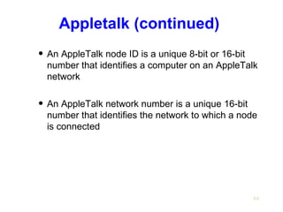Chapter04 -- network protocols | PPT