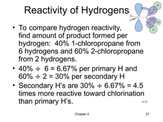 Comparing Reactivity QUIMICA ORGANICA-WADE-estudio de reacciones quimicas.ppt