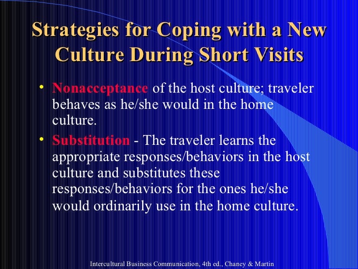 Intercultural Communications: Chapter 04 cultural shock