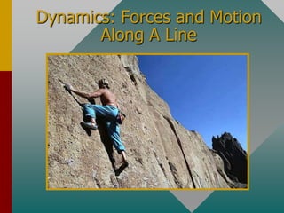 Dynamics: Forces and Motion Along A Line 