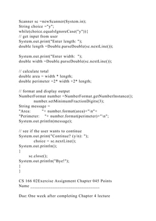 Chapter 04 Exercise.classpathChapter 04 Exercise.project.docx