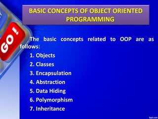 Chapter 04 object oriented programming | PPT