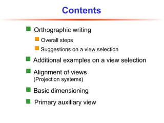 Engineering Drawing: Chapter 04 orthographic writing | PPT