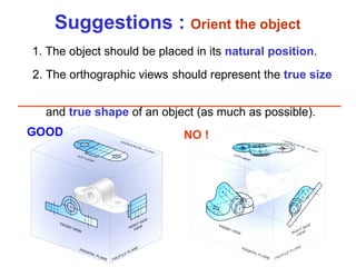 Engineering Drawing: Chapter 04 orthographic writing | PPT