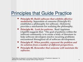 Comprehensive Principles Guiding Software Engineering Practice and ...