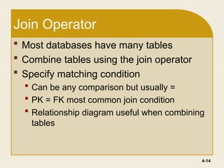 Query Formulation with Structured Query Language | PPT