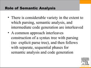 Comprehensive Overview of Semantic Analysis in Compiler Design | PPT