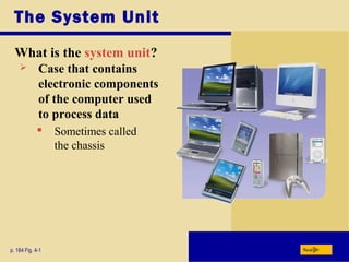 System Case Definition Chapter04 system unit | PPT