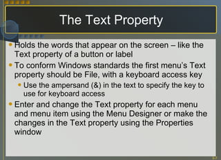 Text Property Chapter 05 | PPT