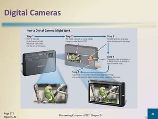 Digital Cameras




Page 272                                              24
              Discovering Computers 2012: Chapter 5
Figure 5-20
 
