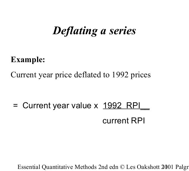 essential quantitative methods les oakshott pdf