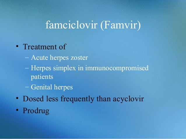 Valacyclovir Side Effects Long Term