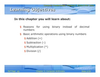 Chapter 05 computer arithmetic | PPT