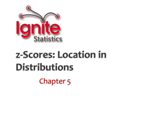 5.6  Looking to Inferential StatisticsInterpretation of research results depends on determining if (treated) sample is noticeably different from the populationOne technique for defining noticeably different uses z-scores.