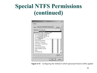 Special NTFS Permissions (continued) 