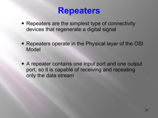 Chapter05 -- networking hardware | PPT