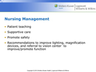 ASSESSMENT AND MANAGEMENT OF PATIENT WITH EYE AND VISION DISORDER | PPT