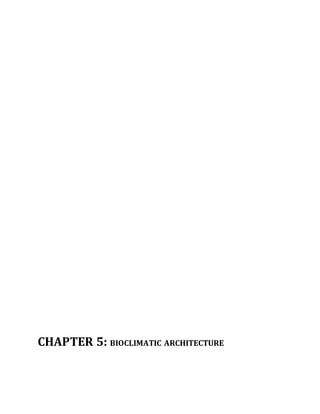 CHAPTER 5: BIOCLIMATIC ARCHITECTURE 
 