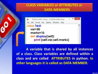 Chapter 05 classes and objects | PPT