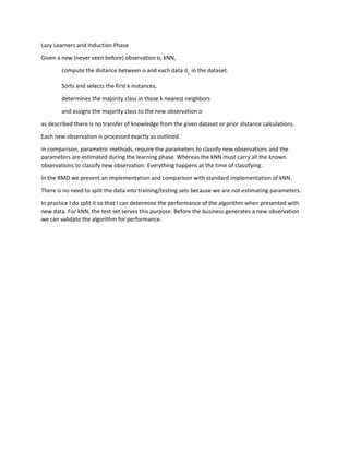 Chapter 05 k nn | PDF | Technology & Computing