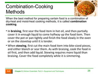Combination Cooking Method Examples CA1- Ch 5- Notes | PPT