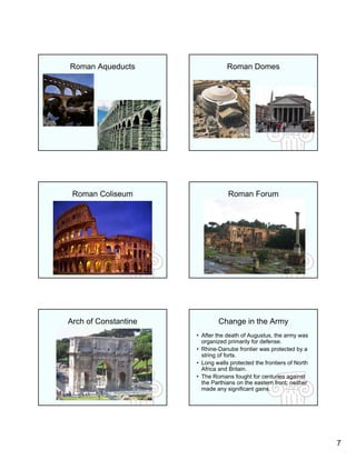 A Republic of Farmers Centers of political power: 2 Consuls Senate Senate made laws and governed 