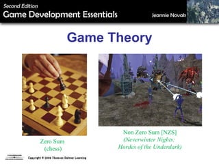 Game Theory Zero Sum  (chess) Non Zero Sum [NZS] (Neverwinter Nights:  Hordes of the Underdark) 