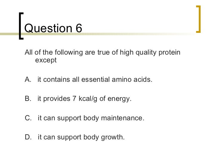 Nutrition Chapter 6 Review Questions