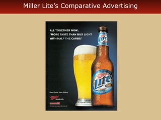 Miller Lite’s Comparative Advertising 
 