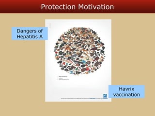 Protection Motivation 
Dangers of 
Hepatitis A 
Havrix 
vaccination 
 