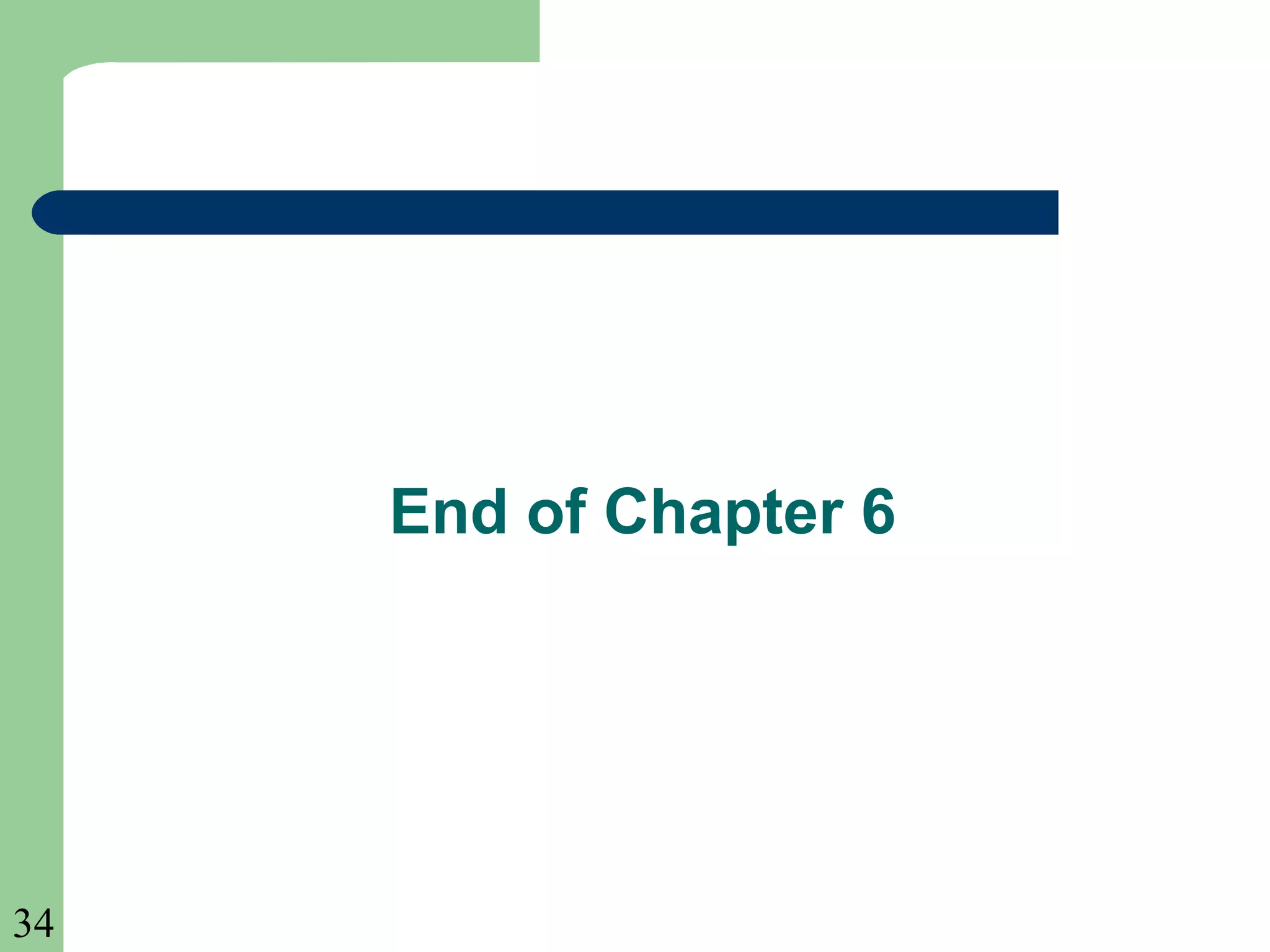 34
End of Chapter 6
 