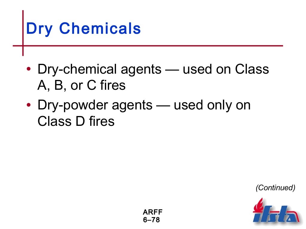 Chapter 06 Extinguishing Agents