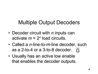 Chapter 06 Combinational Logic Functions | PDF