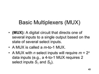 Chapter 06 Combinational Logic Functions | PDF