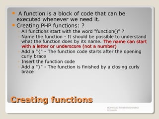 Chapter 06 functions | PPT