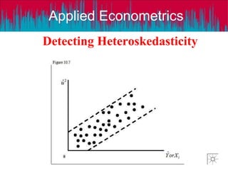 Applied Econometrics
Detecting Heteroskedasticity
 
