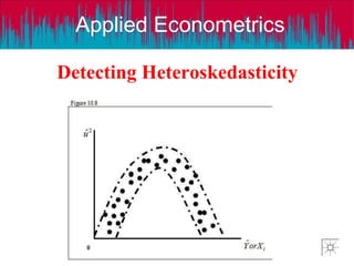 Applied Econometrics
Detecting Heteroskedasticity
 