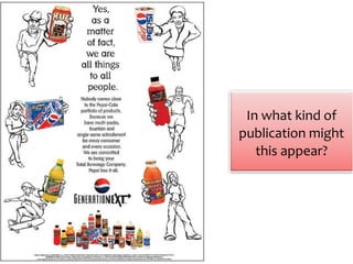 In what kind of
publication might
   this appear?
 