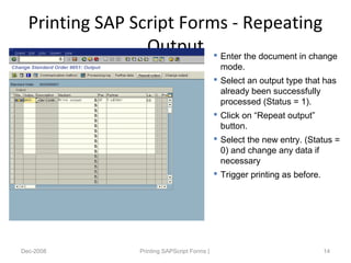 Chapter 06 printing sap script forms | PPT