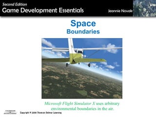 Space Boundaries Microsoft Flight Simulator X  uses arbitrary  environmental boundaries in the air. 