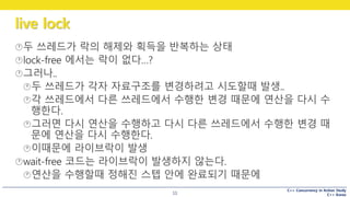 C++ Concurrency in Action Study
C++ Korea
live lock
11
 