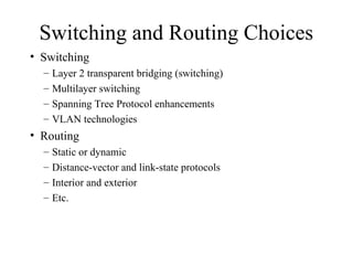Comprehensive Guide to Selecting Switching and Routing Protocols in ...