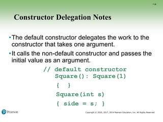 CSCI 238 Chapter 07 - Classes | PPTX