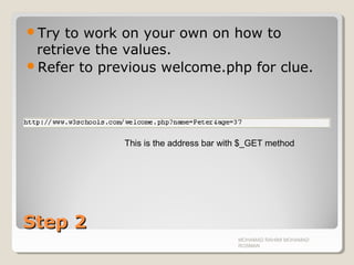 Chapter 07 php forms handling | PPT