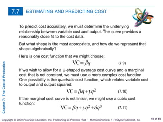Predict Cost Chapter No 7: The Cost of Production in ppt | PPT