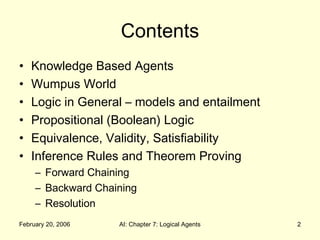 Logical Agents | PPT