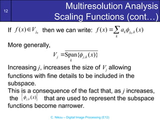 Comprehensive Overview of Wavelets and Multiresolution Analysis in ...