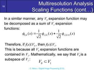 Comprehensive Overview of Wavelets and Multiresolution Analysis in ...